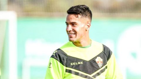Benktib, en un entrenamiento de la pasada temporada.