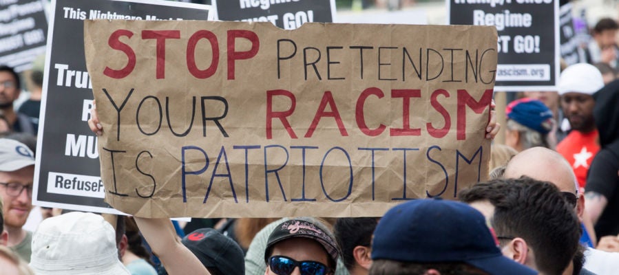 Marcha contra los supremacistas blancos en Washington, Estados Unidos Marcha contra los supremacistas blancos en Washington, Estados Unidos