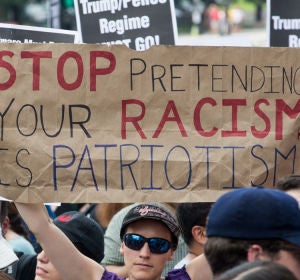 Marcha contra los supremacistas blancos en Washington, Estados Unidos Marcha contra los supremacistas blancos en Washington, Estados Unidos
