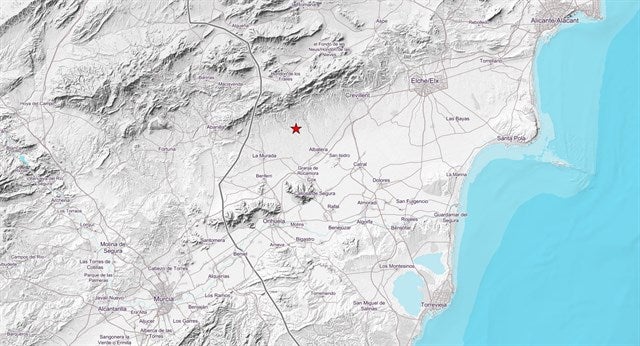 Registrado un terremoto de magnitud 4,2 en Albatera (Alicante) Registrado un terremoto de magnitud 4,2 en Albatera (Alicante)