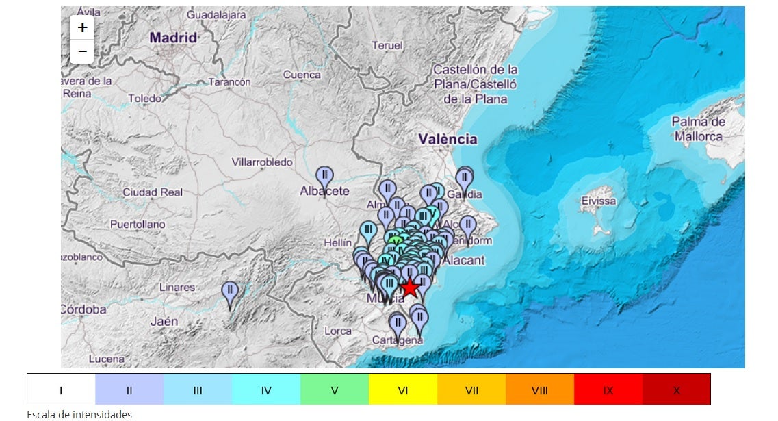 Más de un centenar de municipios sienten el terremoto de Albatera que ha llegado hasta la provincia de Jaén Más de un centenar de municipios sienten el terremoto de Albatera que ha llegado hasta la provincia de Jaén