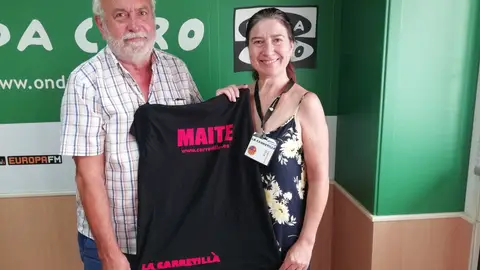 Jaime Sánchez con Mayte Vilaseca Carretillera de Honor
