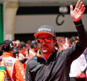 Fernando Alonso, durante un Gran Premio Fernando Alonso, durante un Gran Premio