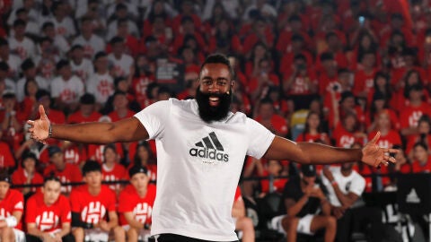 James Harden, en un acto publicitario