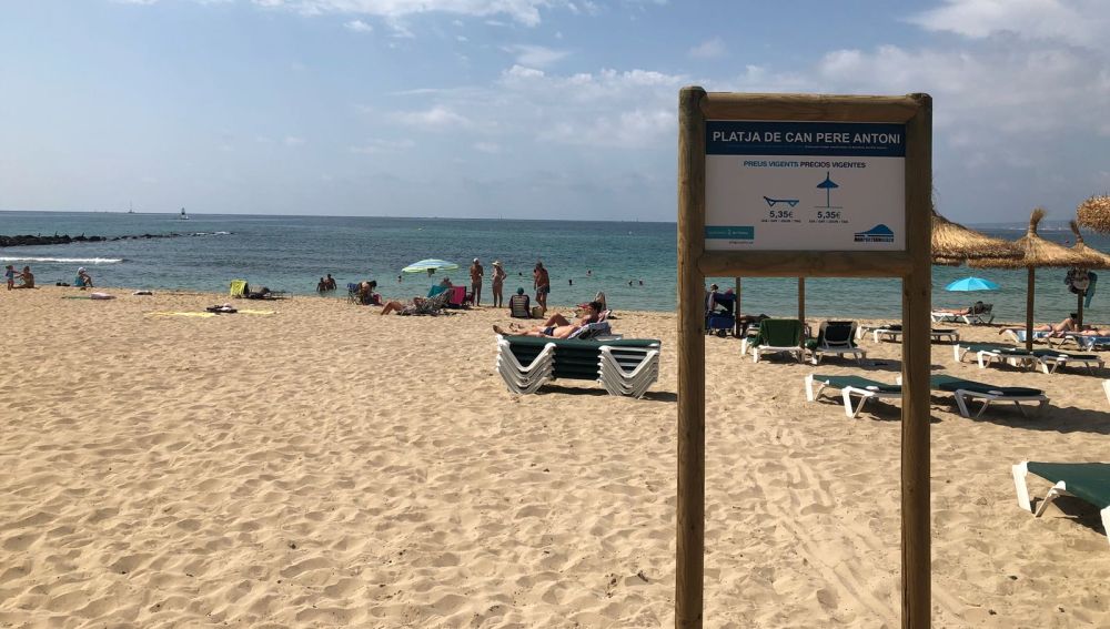 La playa de Can Pere Antoni de Palma