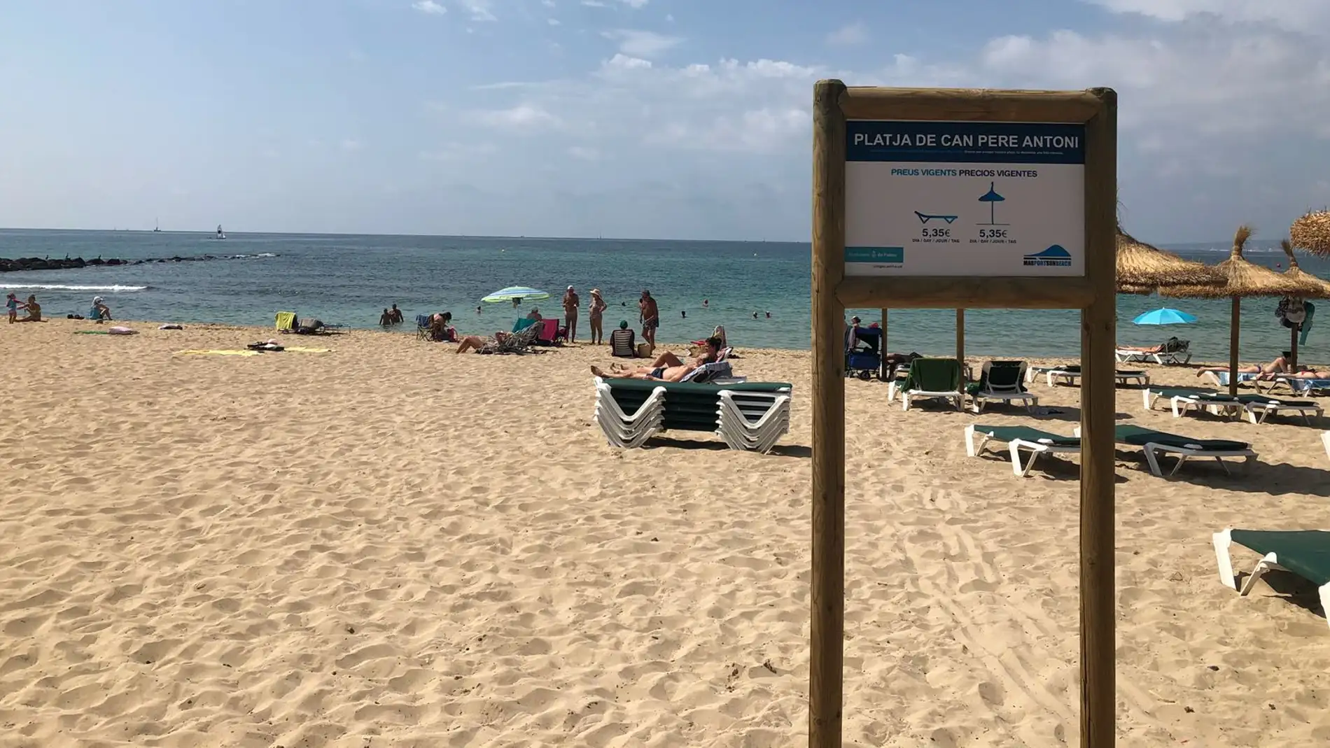 La playa de Can Pere Antoni de Palma