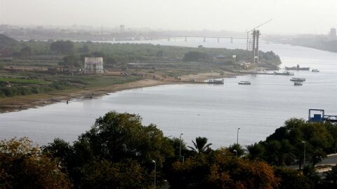 El r&iacute;o Nilo a su paso por Jartum (Sud&aacute;n)