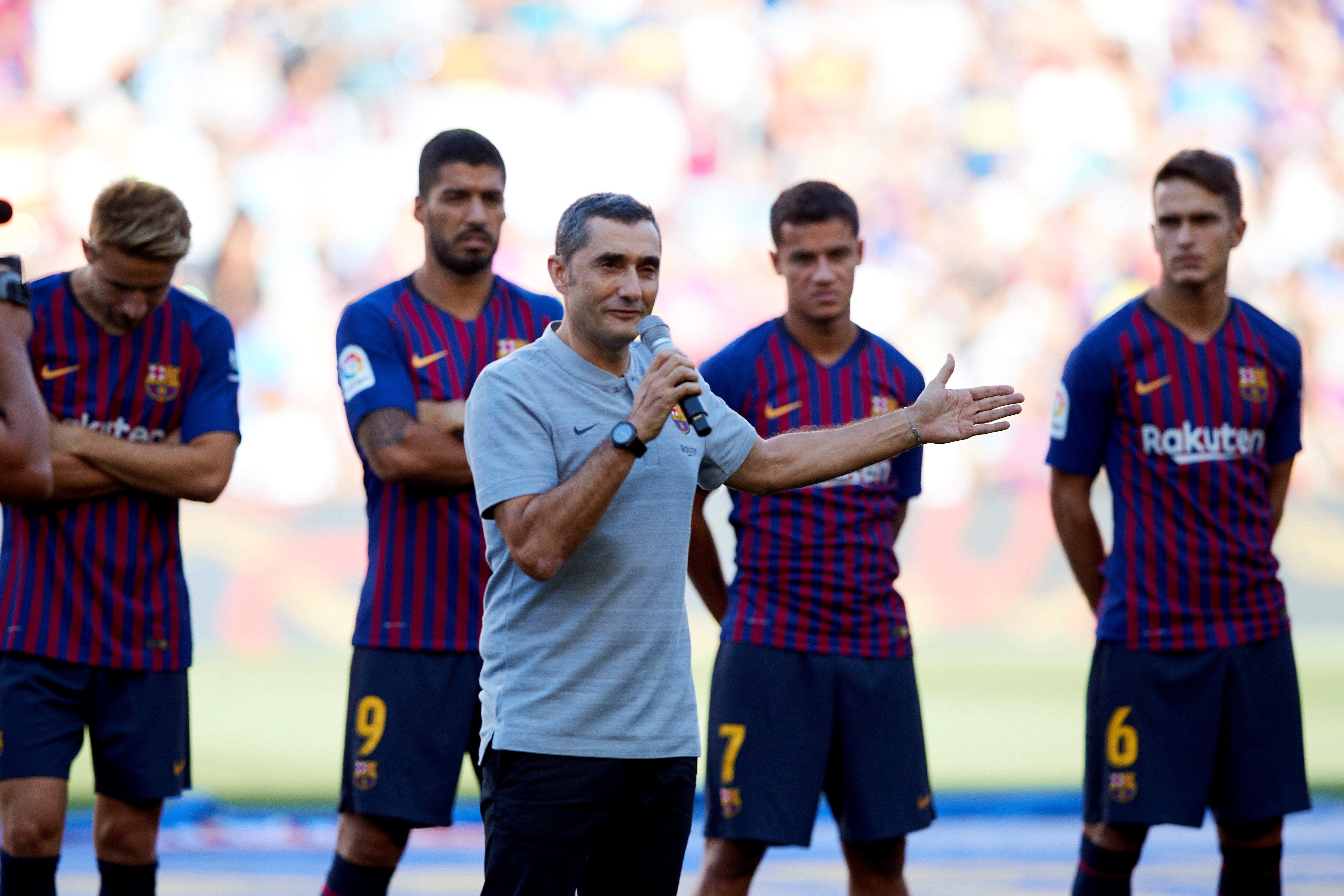 Valverde: "Estoy contento por el rendimiento del equipo en la pretemporada" Valverde: "Estoy contento por el rendimiento del equipo en la pretemporada"