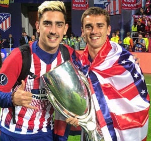 Antoine Griezmann, con su hermano Theo Antoine Griezmann, con su hermano Theo