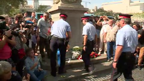 Homenaje a las v&iacute;ctimas de los atentados de Barcelona y Cambrils