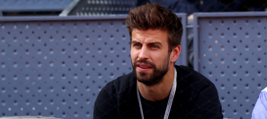 Gerard Piqué, presenciando el Mutua Madrid Open de tenis Gerard Piqué, presenciando el Mutua Madrid Open de tenis