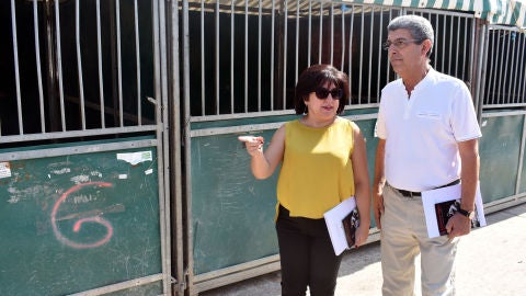 G&oacute;mez-Pimpollo y Barba han visitado las instalaciones donde se celebrar&aacute; el Concurso H&iacute;pico Nacional de Saltos