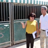 Gómez-Pimpollo y Barba han visitado las instalaciones donde se celebrará el Concurso Hípico Nacional de Saltos