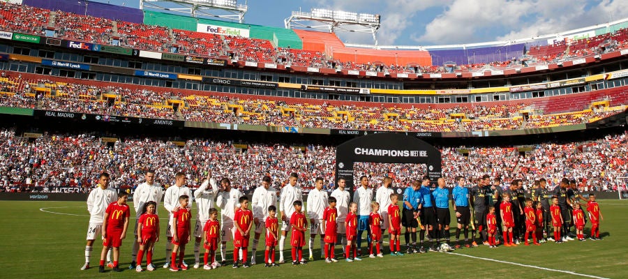 El Real Madrid jugó este verano en el FedExField de Washington DC El Real Madrid jugó este verano en el FedExField de Washington DC