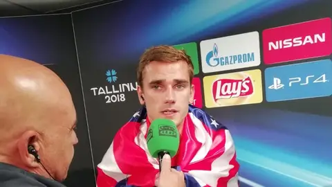 Antoine Griezmann en El Transistor con Alejandro Mori Antoine Griezmann en El Transistor con Alejandro Mori