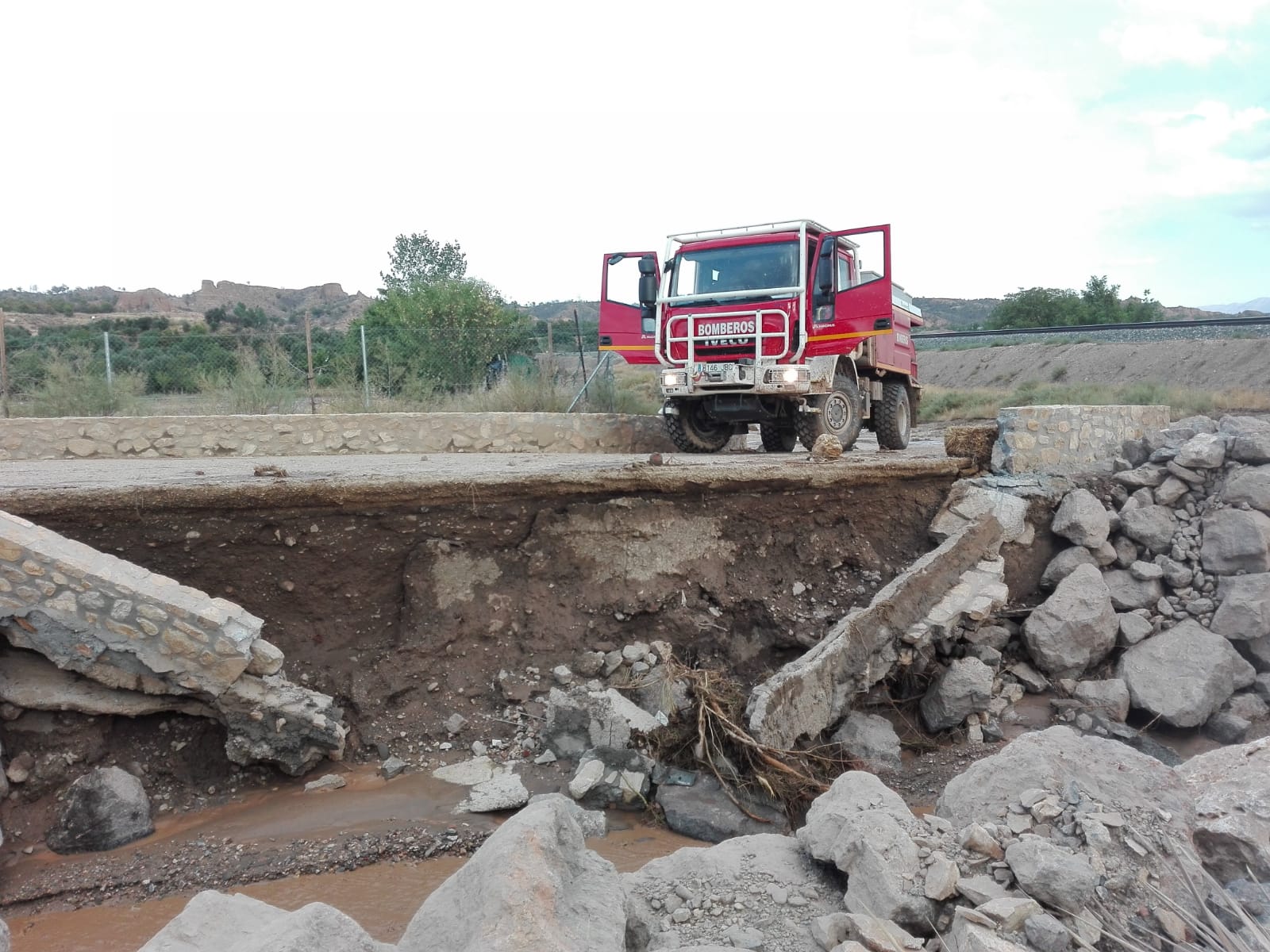 El agua causa estragos en Guadix El agua causa estragos en Guadix