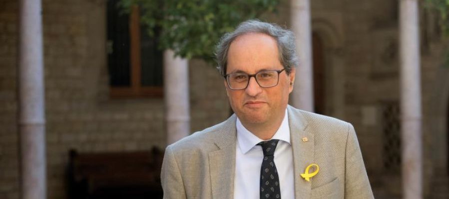 El president de la Generalitat, Quim Torra El president de la Generalitat, Quim Torra