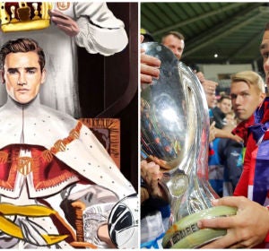 Griezmann, 'rey del fútbol' Griezmann, 'rey del fútbol'