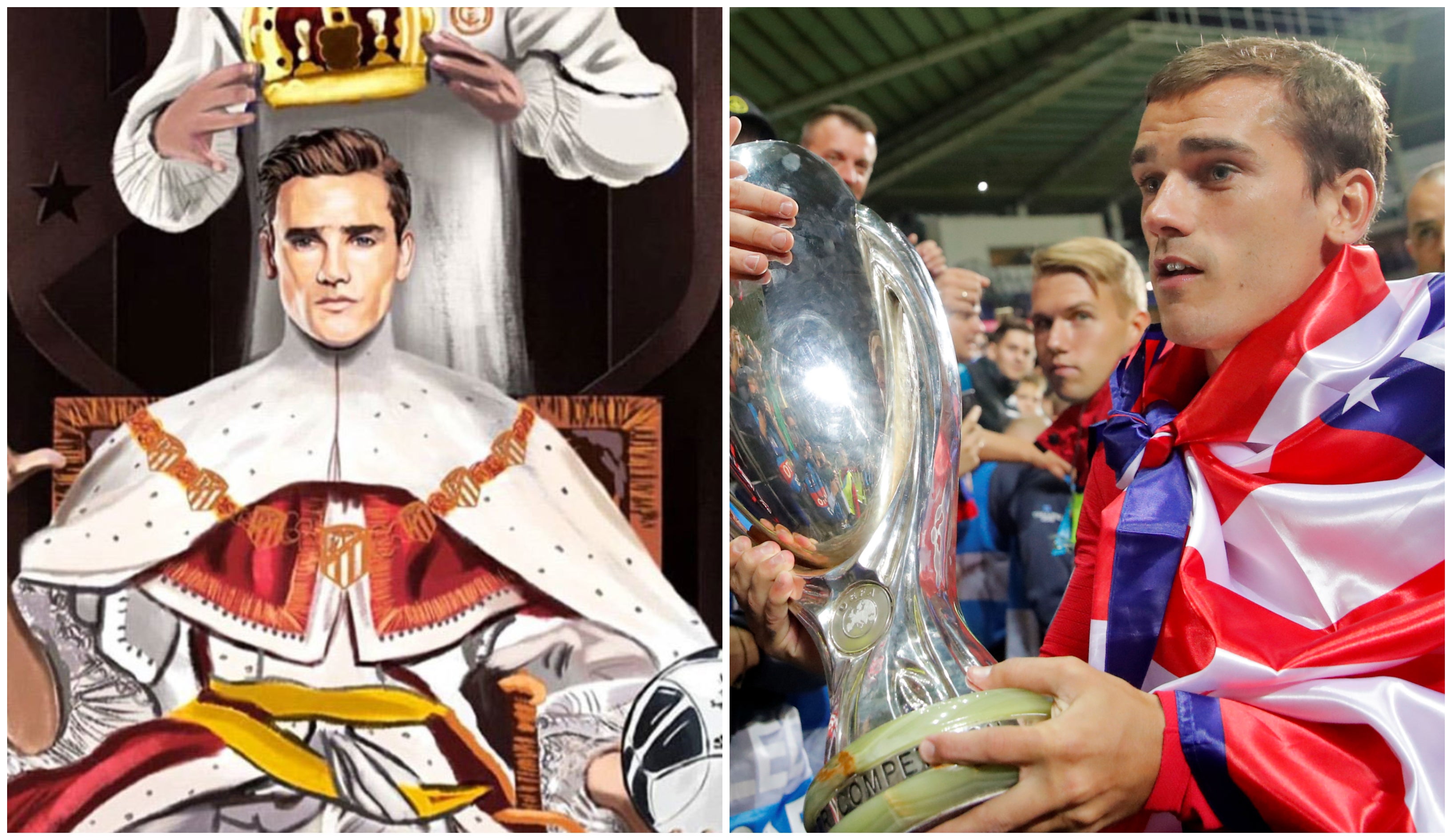 El mensaje de Griezmann con Sergio Ramos coronándole rey del fútbol El mensaje de Griezmann con Sergio Ramos coronándole rey del fútbol