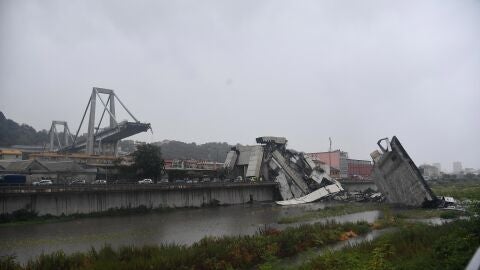 Puente derrumbado de G&eacute;nova