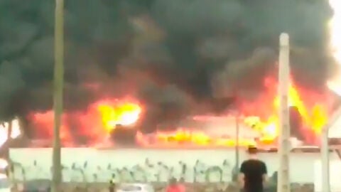 Chiringuito incendiado en M&aacute;laga