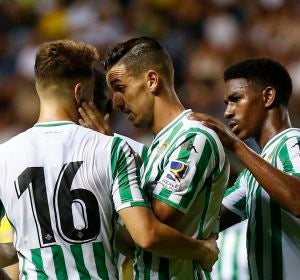 El Betis, durante un partido El Betis, durante un partido