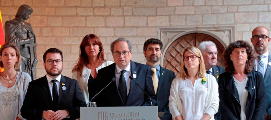 El president de la Generalitat, Quim Torra El president de la Generalitat, Quim Torra