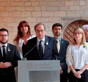 El president de la Generalitat, Quim Torra El president de la Generalitat, Quim Torra