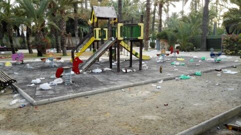 Parque Jaume I en Elche.