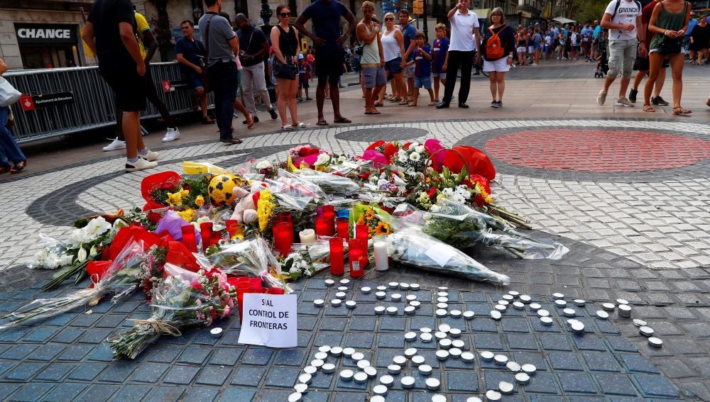 Homenajes atentados Barcelona
