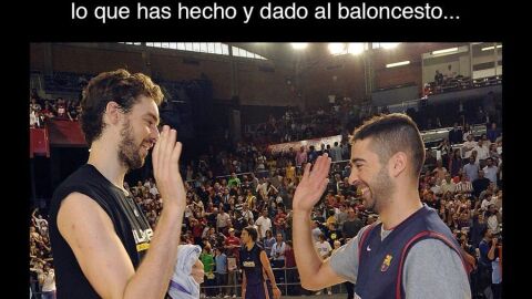 El mensaje de Pau Gasol a Juan Carlos Navarro