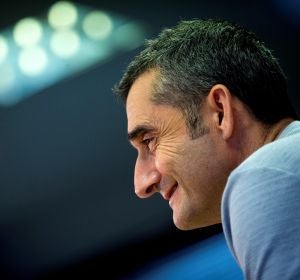 Ernesto Valverde, en rueda de prensa Ernesto Valverde, en rueda de prensa