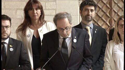 Quim Torra, en el aniversario de los atentados