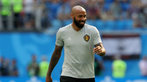 Thierry Henry, con B&eacute;lgica