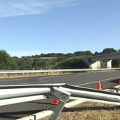 Carretera donde se ha producido el accidente en Lugo