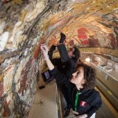 Restauración Pinturas de Cuero Sala de los Reyes
