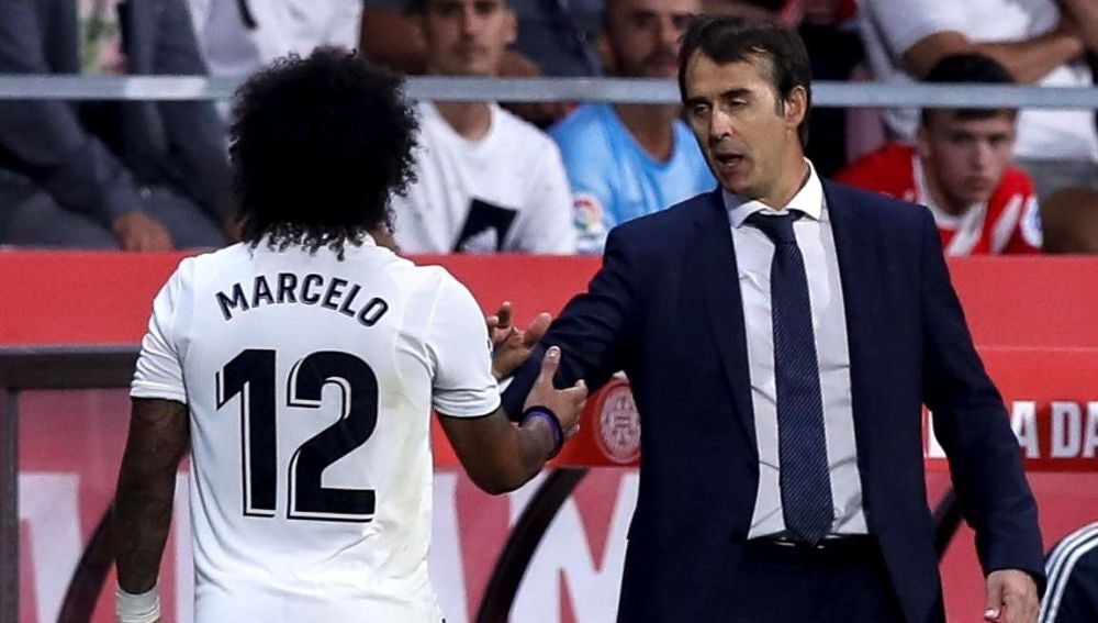 Marcelo es sustituido en un partido del Real Madrid