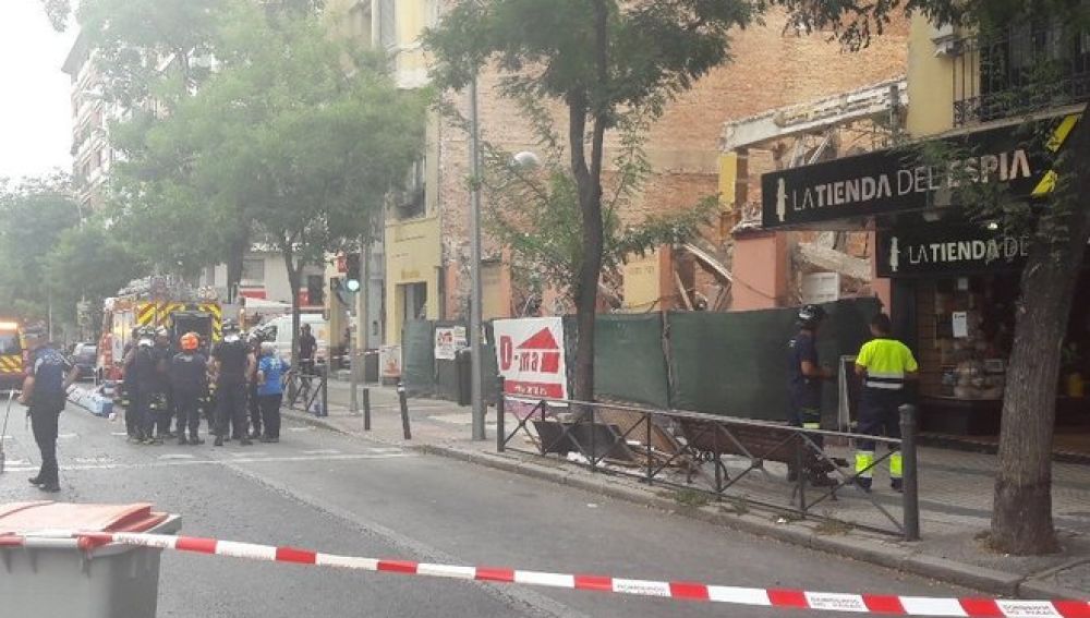 Desalojan edificio en Madrid