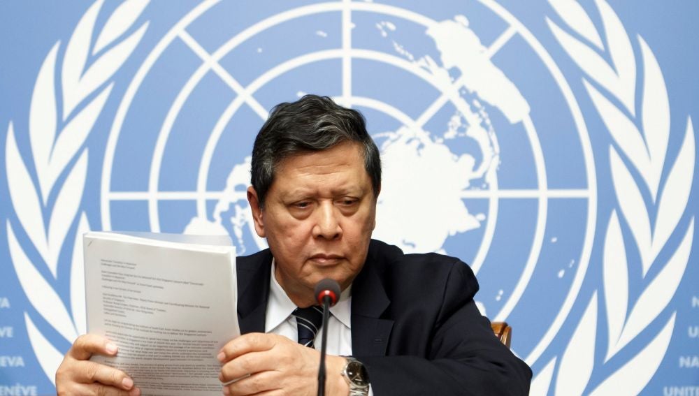 El presidente de la Misión de Investigación de la ONU para Birmania, Marzuki Darusman