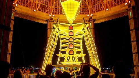 Escultura del festival 'Burning Man'