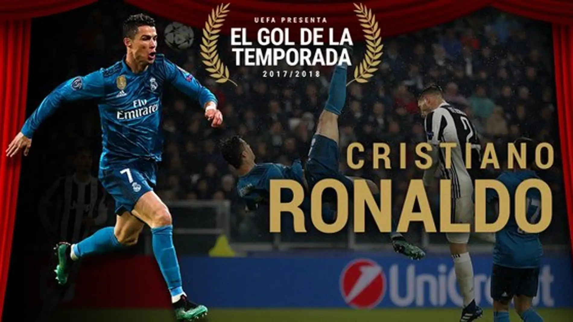Cristiano Ronaldo gana el premio al gol de la temporada
