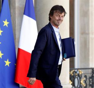 Imagen de archivo del ministro francés de la Transición Ecológica, Nicolas Hulot Imagen de archivo del ministro francés de la Transición Ecológica, Nicolas Hulot