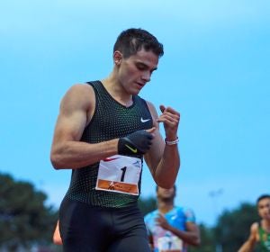 El atleta español Bruno Hortelano El atleta español Bruno Hortelano