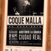 Coque Malla actuará en C.Real el 22 de septiembre