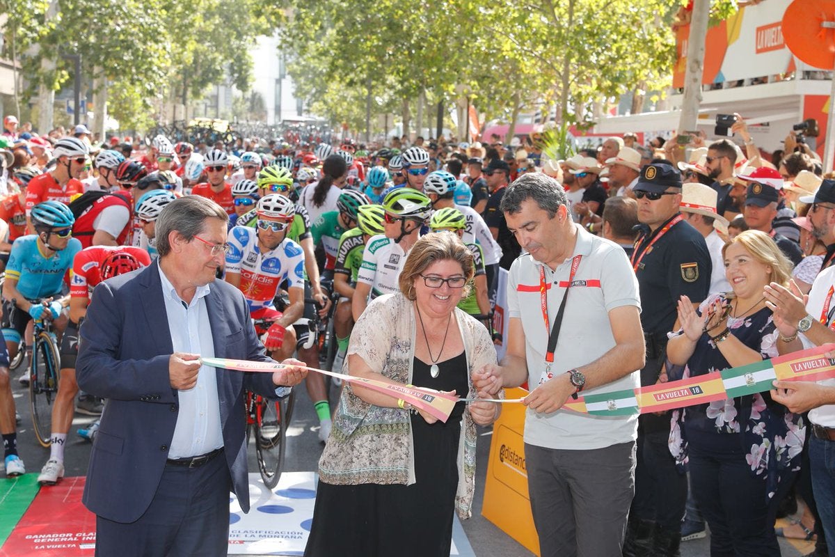 El Paseo del Salón escenario de la salida de la V etapa de La Vuelta El Paseo del Salón escenario de la salida de la V etapa de La Vuelta