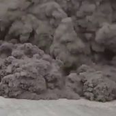 Avalancha de cemento en una fábrica en China