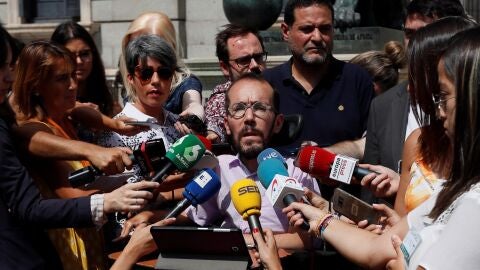 El secretario de Organizaci&oacute;n de Podemos, Pablo Echenique