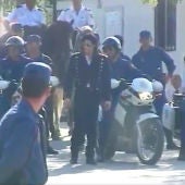 Michael Jackson en un momento del vídeo publicado por la Policía Nacional