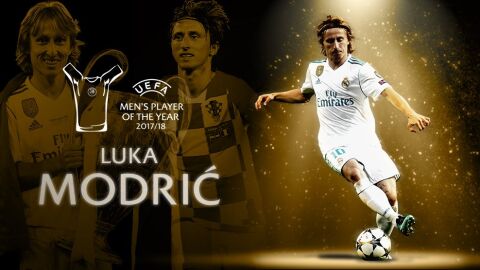 Luka Modric, mejor jugador del a&ntilde;o