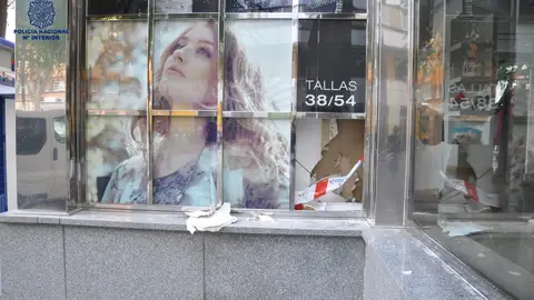 Establecimiento comercial donde se intentó cometer el robo Establecimiento comercial donde se intentó cometer el robo